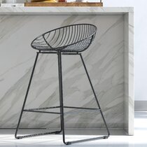 Metal store wire stool